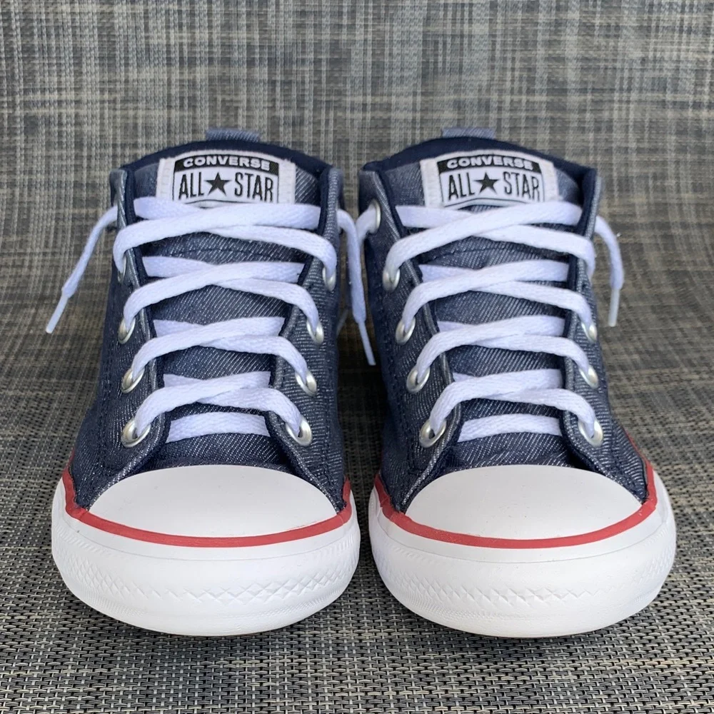 Converse Chuck Taylor All Star Street Summer Twill Mid Sneakers Youth size 3